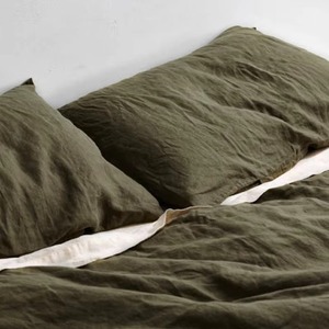 ปลอกหมอนผ้าลินิน 100% เป็นมิตรกับสิ่งแวดล้อม คุณภาพสูง ซิปซ่อน - Product Image 6