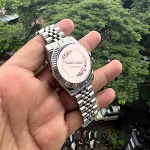 Reloj de Pulsera de Cuarzo de Acero Inoxidable de Lujo para Hombre, Redondo, Analógico, Automático, Estilo Hip Hop, Perfecto para Uso Diario, Casual, de Negocios, Regalo - Product Image 3