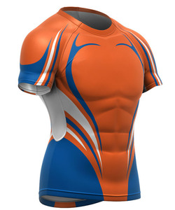 Men Sports Jersey Quick Dry Breathable Running Training Gym Shirt - Product Image 6