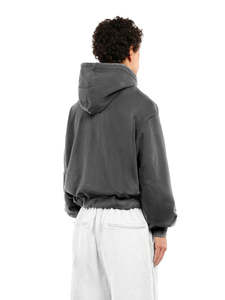 Casual Fashion Oversized Zipper Hooded Solid Color <b>Thick</b> <b>Fleece</b> Breathable Material Eco-Friendly Sportswear - Product Image 2