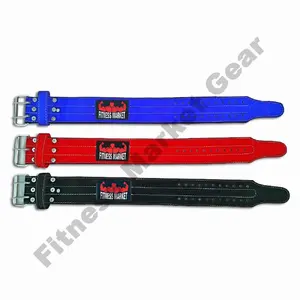 Top Quality best power lifting belts double prong power belt Custom Logo Wholesale Power Lift Soft Leather Buckle Heavy