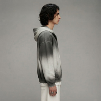 Hoodie Pria OEM Musim Dingin Kasual Bahan Tebal 100% Katun Bordir Ramah Lingkungan Ukuran Oversize Gaya High Street Spray
