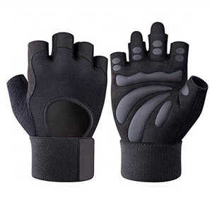 GAF SPORTS New Design Wholesale <b>Training</b> Half Finger PU Leather Non-Slip Fitness Bodybuilding Gym Weightlifting <b>Gloves</b> for - Product Image 4