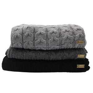 Écharpe en acrylique personnalisée avec logo pour hommes, respirante, couleur magnifique, texture tricotée, mode hiver, châle long doux pour étudiantes - Product Image 3