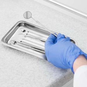 Plateau pour instruments dentaires en acier inoxydable de haute qualité 4x8 pouces – Plateau de laboratoire chirurgical autoclavable réutilisable - Product Image 3