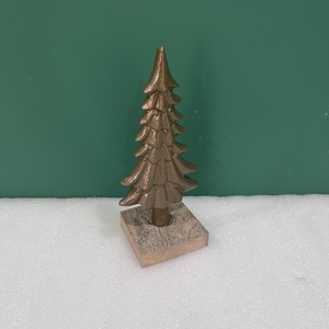 Gold Aluminum Modern Small Christmas <b>Tree</b> <b>Standing</b> Indoor Decor High Quality Luxury Home Decor - Product Image 2