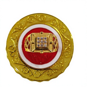 แหวนทองคำแท้ 22k ระดับพรีเมียมสำหรับผู้ชาย เครื่องประดับหรูหราทำมือ ดีไซน์คลาสสิก เหมาะสำหรับสวมใส่ทุกวันและเป็นของขวัญสุดพิเศษ - Product Image 1