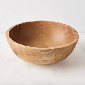 Tazón de madera ecológico hecho a mano con diseño sólido, tazón artesanal para ensalada, sopa o arroz, ideal para el hogar, fiestas o restaurantes. - Product Image 6