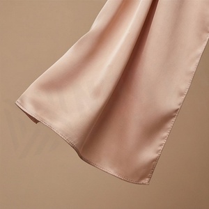 Women Solid Color Silk Satin Shawl Daily Wear Elegant Soft Fabric <b>Scarf</b> for Ethnic Style - Product Image 6
