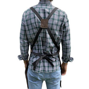 Tablier en cuir avec poches pour outils, personnalisé, en polyester, coton, toile, pour barbier, chef, cuisine, café, maison, jardin, barbecue, meilleur design - Product Image 2