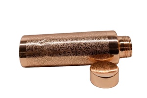 Bouteille d'eau en cuivre pour boire/bouteille en cuivre pur/bouteille d'eau en cuivre 100% bouteille en cuivre potable en cuivre pour un usage quotidien - Product Image 2