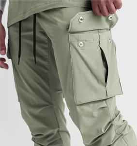 กางเกงคาร์โก้ผ้าฝ้ายทรงตรงติดกระดุม รุ่นใหม่ ขายดี สำหรับผู้ชาย สวมใส่สบาย ระบายอากาศได้ดี กันลม เป็นมิตรกับสิ่งแวดล้อม POWER ฤดูใบไม้ร่วง ฤดูร้อน - Product Image 6