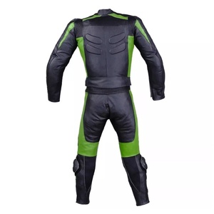 Traje de Motocicleta de Cuero Personalizado, Impermeable, Cortavientos, de Talla Grande, para Hombre, con Protección Completa del Cuerpo - Product Image 4