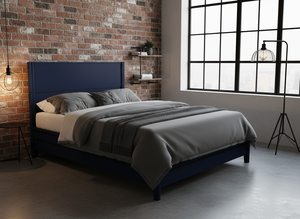 Cadre de lit moderne en bois massif de mangue, écologique, pour chambre à coucher, mobilier de maison, vente en gros, OEM, ODM, fabriqué à la main, directement de l'usine - Product Image 4