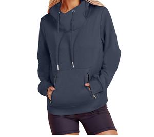 Sweats à capuche surdimensionnés fabriqués en usine à bas prix, logo personnalisé, impression brodée, respirant, couleur unie, poids lourd pour l'hiver - Product Image 5