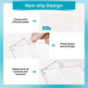 10-Piece <b>Makeup</b> Drawer Organizer Set 4 Sizes Clear Acrylic <b>Vanity</b> Storage Bins Plastic <b>Makeup</b> <b>Vanity</b> Tray Organizer - Product Image 5