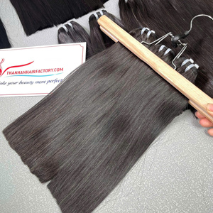 Extensiones de Cabello Humano Vietnamita Virgen de Alta Calidad, Lisas, en Trama, Color Negro Azabache, Nuevo Stock - Product Image 1
