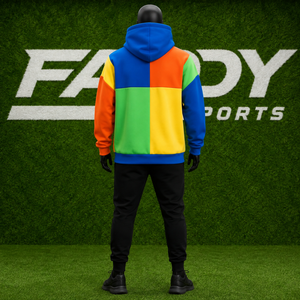 Sweat à capuche de ski imperméable personnalisé pour homme, coupe oversize, pull de snowboard patchwork, long, en polaire, streetwear, vêtements de sport d'hiver - Product Image 4