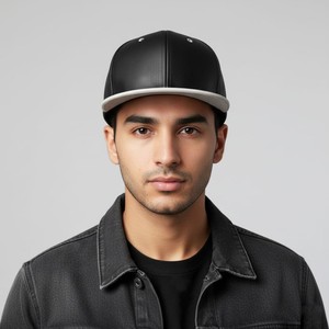 Gorra Unisex de 6 Paneles con Cierre a Presión, Visera Plana y Ojales, Estilo Urbano, para Adultos, Uso Casual - Product Image 4