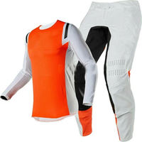 Nouvelle conception, combinaison de motocross pour adultes, imprimé estival, respirante, % polyester, taille plus, kit de motocross hors route, MTB, DH, MX, maillot et pantalon de course