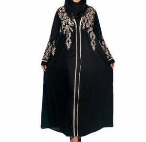 Abaya pour femmes de style Dubaï, prix bas, best-seller, nouvelle conception, robe Abaya musulmane pour femmes, manches longues, respirante - Product Image 3