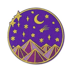 Écussons brodés sur mesure en tissu sergé écologique de haute qualité, badges tissés en forme de cœur brodés à la machine pour chapeaux - Product Image 6