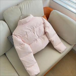 Veste bomber pour homme en tricot épais pour l'hiver, boutonnée sur le devant, imperméable, coupe-vent, chaude, rembourrée en coton, veste d'extérieur - Product Image 6