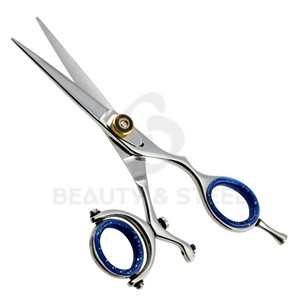 Professional Silver Hair Cutting Shears with Slim Blade Design Sharp Edge Barber Scissors for Precision Detailing - Product Image 5