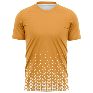 เสื้อยืดฮิปฮอปคอกลมทรงปกติ ยูนิเซ็กซ์ พิมพ์ลายแบบซับลิเมชั่น โลโก้สั่งทำได้ ผ้าโพลีเอสเตอร์/คอตตอนผสม ระบายอากาศได้ดี แห้งเร็ว - Product Image 3