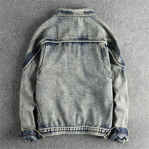 Vestes en jean pour hommes les plus vendues, vestes en jean personnalisées pour l'hiver avec services OEM - Product Image 4