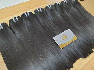 100% naturel droit Remy Extensions de cheveux humains de haute qualité vietnamien cambodgien cheveux crus cuticule peau Type de trame - Product Image 3