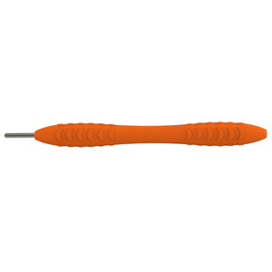 Sonde dentaire ergonomique orange, outil de nettoyage manuel, poignée antidérapante, autoclavable, socle conique orange, tige de miroir dentaire, Pakistan - Product Image 3