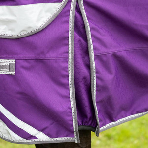 Couverture d'hiver pour cheval de qualité supérieure, respirante et imperméable, couverture combinée pour cheval, hiver, 600/1200D, tissu ripstop - Product Image 5