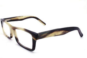 Gafas de cuerno de búfalo, gafas de sol de cuerno de búfalo, gafas de cuerno de búfalo auténticas, naturales, hechas a mano, redondas, gruesas, mate, estilo búho. - Product Image 4