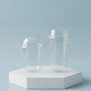 Gobelets en plastique transparent jetables en PP/PET du Vietnam avec couvercle pour boissons froides, café, thé glacé, boba, lait - Product Image 1