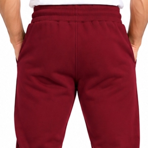 Pantalon décontracté pour homme style jogger coupe décontractée avec cordon de serrage, imprimé lettres sur la jambe droite, en coton, pour l'automne - Product Image 5