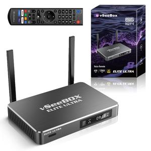 Vseebox Elite Ultra <span class=keywords><strong>Android</strong></span> 12 Set-Top Box 6K Aplicaciones precargadas No se requieren suscripciones Pedidos al por mayor Bienvenido para transmisión de TV