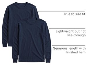 T-shirts à manches longues pour hommes de haute qualité, logo personnalisé en couleur, confortables, respirants, écologiques, séchage rapide, prix de gros, t-shirt pour hommes - Product Image 4