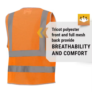 Gilet de sécurité haute visibilité réfléchissant, imperméable et résistant à l'eau, sur mesure, unisexe, en vente - Product Image 4