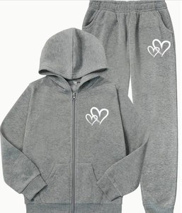 Ensemble de survêtement d'hiver personnalisé pour femme, respirant, décontracté, en polaire et élasthanne/polyester, avec sweat à capuche et pantalon de jogging à taille élastique, deux pièces - Product Image 6