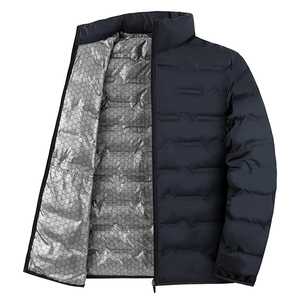 Chaqueta Acolchada con Capucha para Hombre, Gruesa, Cálida, Resistente al Agua, con Cierre Completo, Ropa de Invierno, Fabricación Personalizada OEM ODM - Product Image 3
