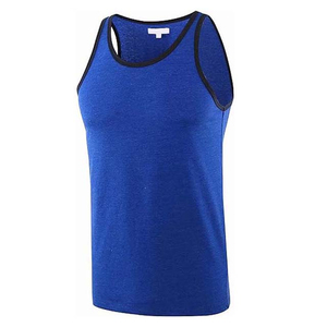 Camiseta sin Mangas Premium para Hombre, OEM, Tela de Algodón y Poliéster, Duradera, Cómoda, para Gimnasio y Fitness, Proveedor y Fabricante a Nivel Mundial - Product Image 2