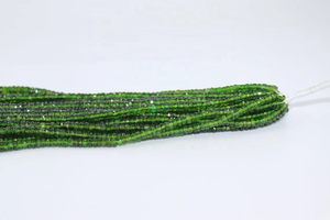 ลูกปัดโครเมียมเหลี่ยมเพชรพลอย AAA ขนาด3.5-5.5มม. 16นิ้วอัญมณีธรรมชาติสำหรับทำเครื่องประดับขายส่ง - Product Image 3