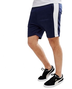 Good Quality Autumn Wear <b>Men</b> Nonwoven Cotton Fleece Quick Dry Breathable Smart Casual <b>Shorts</b> in Navy - Product Image 1