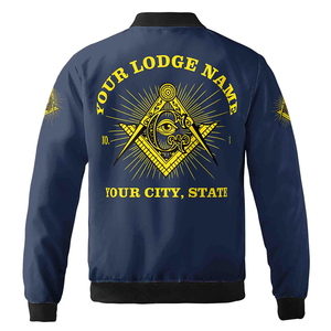Chaqueta Bomber Masónica Personalizada con Nombre, Caballería Templaria, Masonería, Tallas S-5XL, Alta Calidad, Hecha a Medida, Chaquetas 2026 - Product Image 6
