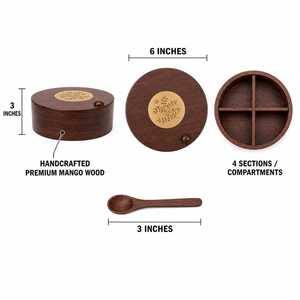 Table Top Wooden Spice <b>Box</b> Wholesale Kitchen Cabinet Storage Powder Spice and <b>Herbs</b> for Home and Restaurant Kitchen Accessories - Product Image 3