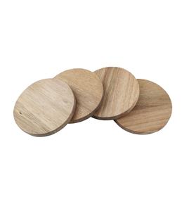 Posavasos de Madera de Mango de Lujo, Posavasos de Madera Modernos para el Hogar, Hotel, Restaurante, Mesa, Taza de Té, Diseño Simple y Liso - Product Image 1