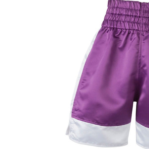 Shorts de boxe personnalisés brodés, trunks de combat légers et flexibles, vêtements de combat, fournisseur direct d'usine OEM ODM pour l'exportation - Product Image 2