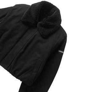 OEM Women's Navigator Sherpa Collar Quilted Jacket Cotton Blend Jacket <b>Padded</b> Utility Jacket custom Private Label manufacturer - Product Image 6