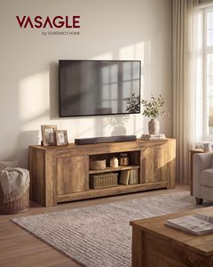 Mueble para TV Personalizado Yuanfu, Centro <span class=keywords><strong>de</strong></span> Entretenimiento Estilo Rústico con Gabinetes <span class=keywords><strong>de</strong></span> <span class=keywords><strong>Almacenamiento</strong></span> para Sala <span class=keywords><strong>de</strong></span> Estar, Dormitorio, Material MDF/PB - Product Image 2